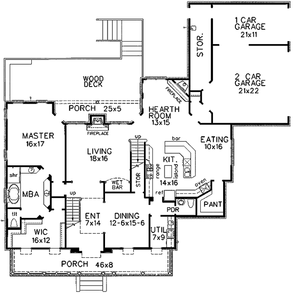 main floor house blueprint