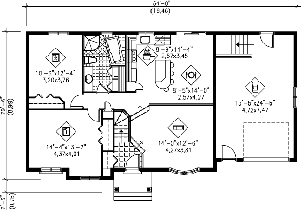 main floor house blueprint