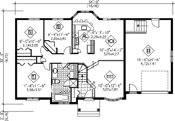 main floor house blueprint
