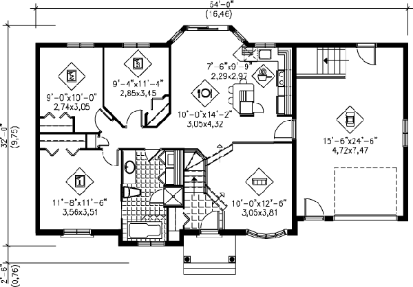 main floor house blueprint