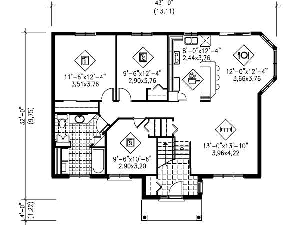 main floor house blueprint