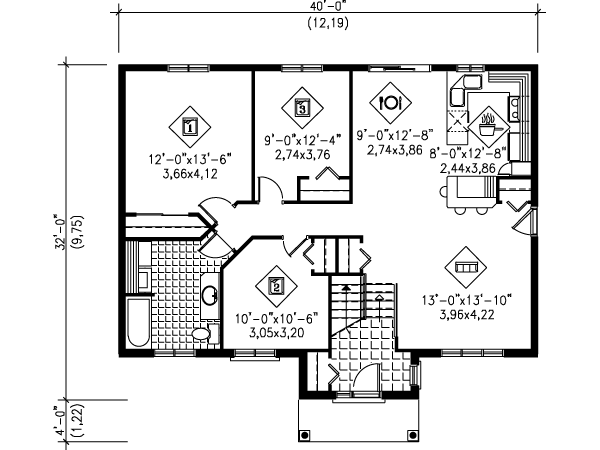 main floor house blueprint