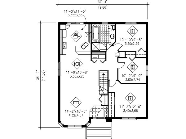 main floor house blueprint