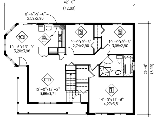 main floor house blueprint