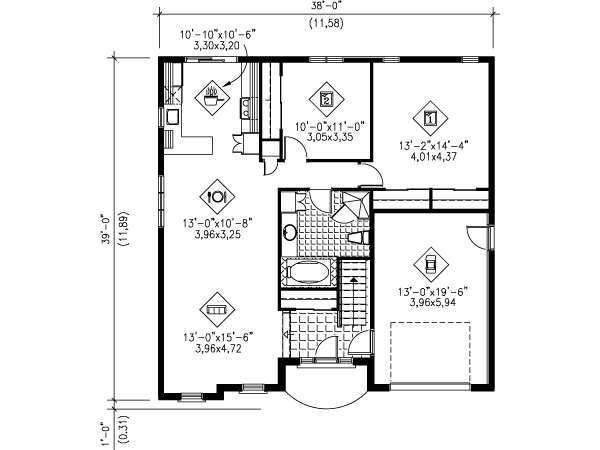 main floor house blueprint