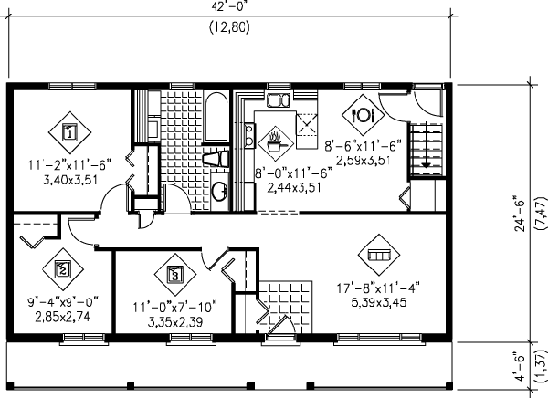 main floor house blueprint