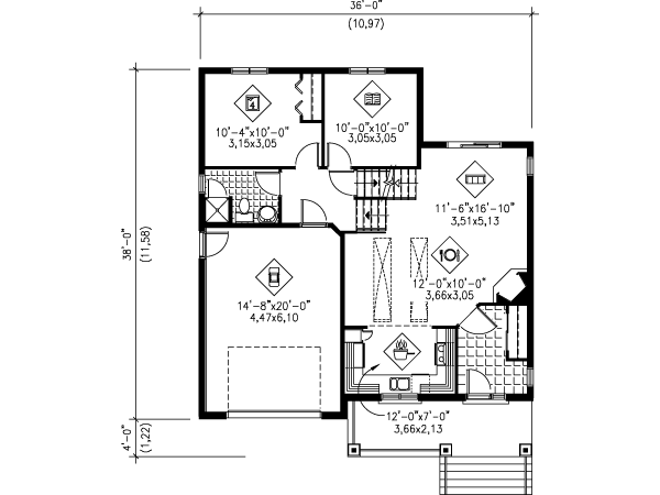 main floor house blueprint