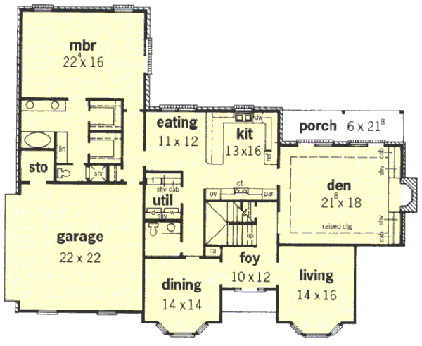 main floor house blueprint