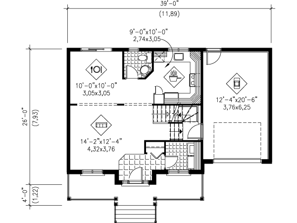 main floor house blueprint
