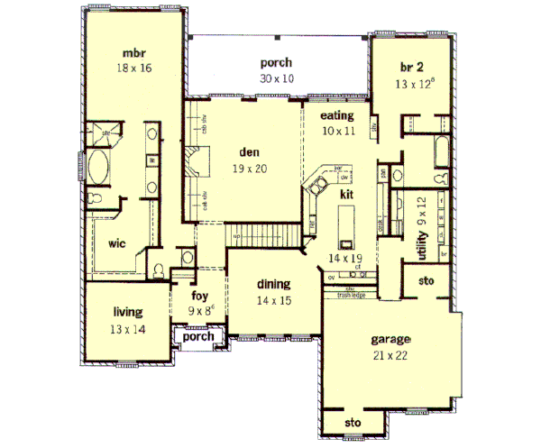main floor house blueprint