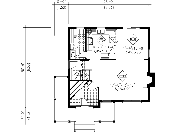 main floor house blueprint