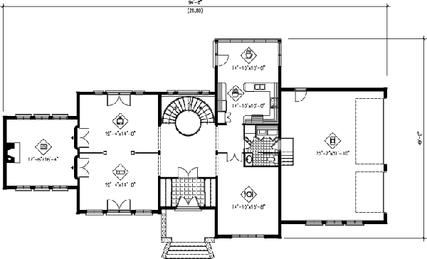 main floor house blueprint