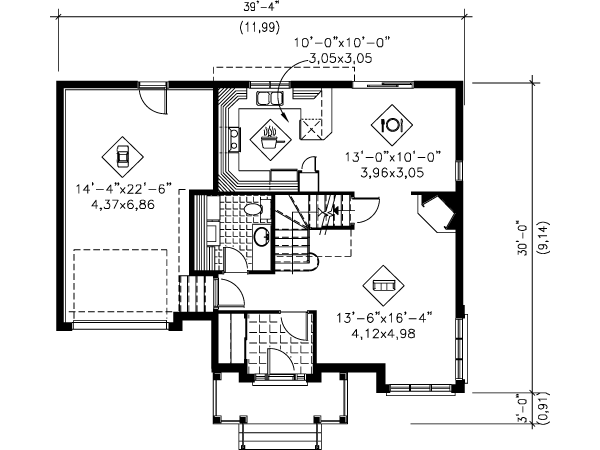 main floor house blueprint
