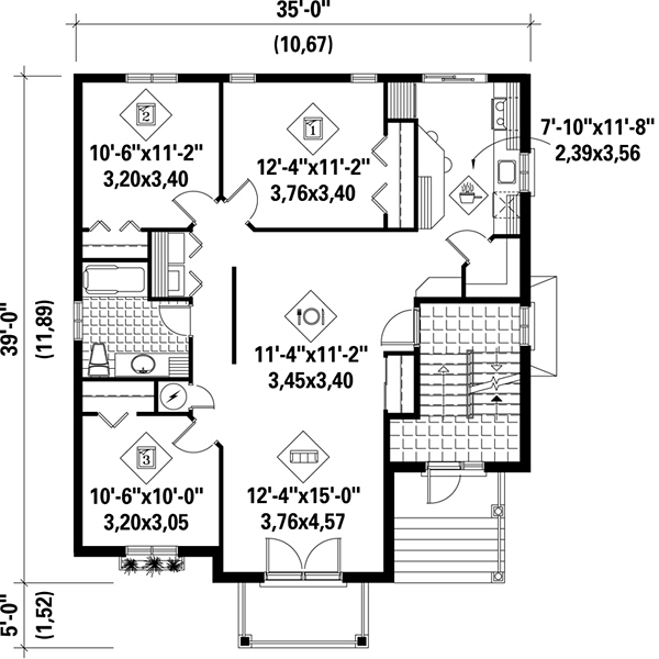 main floor house blueprint