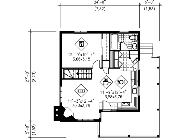 main floor house blueprint