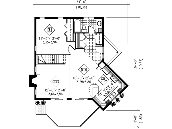 main floor house blueprint
