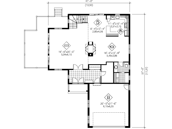 main floor house blueprint