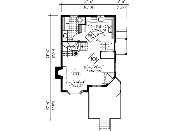 main floor house blueprint