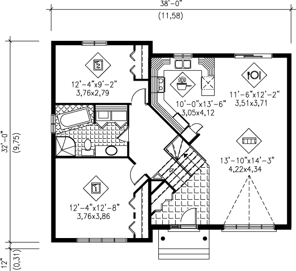 main floor house blueprint