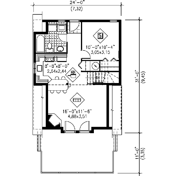 main floor house blueprint