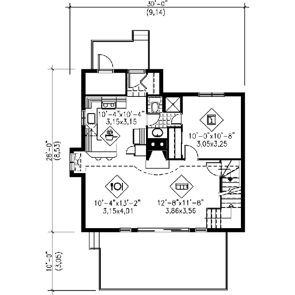 main floor house blueprint