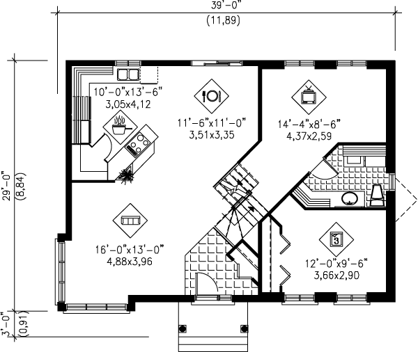 main floor house blueprint