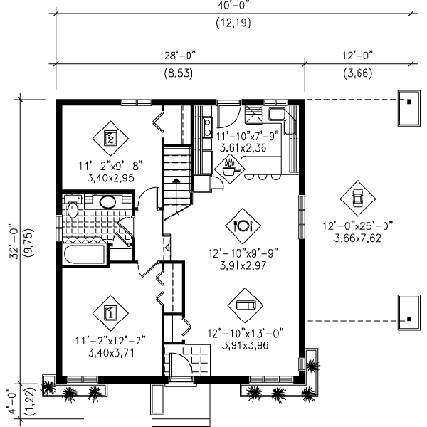 main floor house blueprint