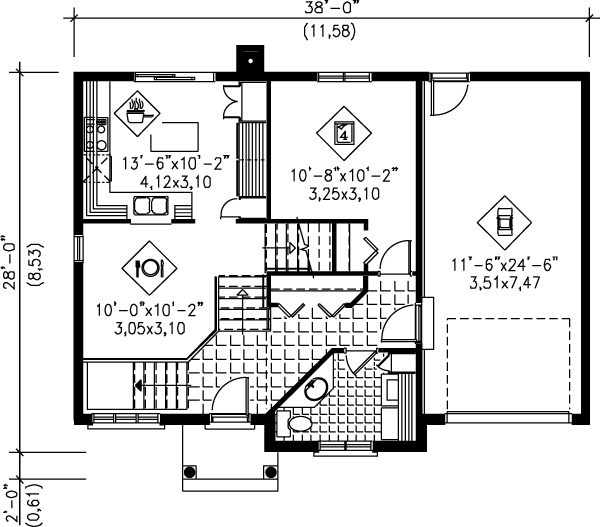 main floor house blueprint