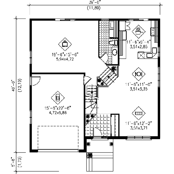 main floor house blueprint
