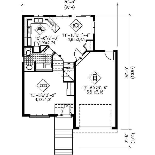 main floor house blueprint