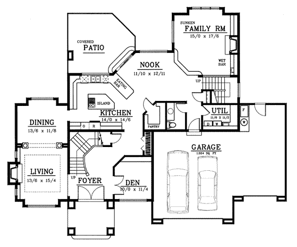 main floor house blueprint
