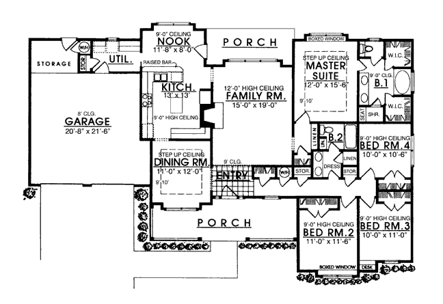 main floor house blueprint
