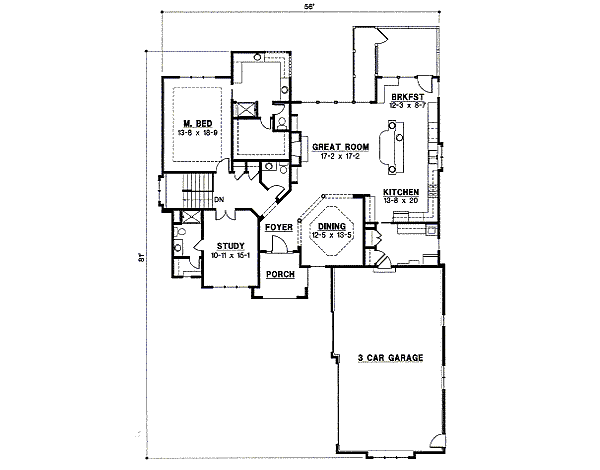 main floor house blueprint