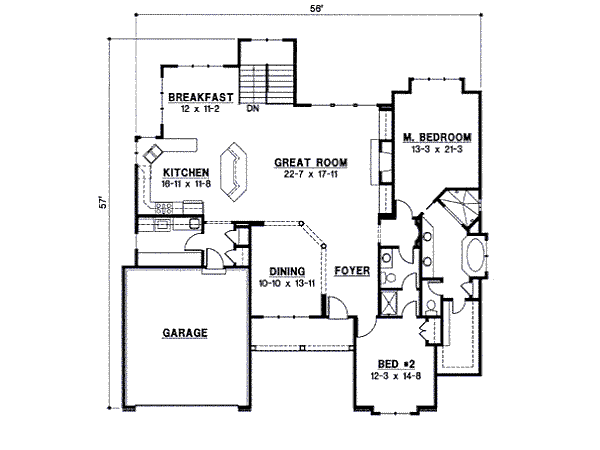 main floor house blueprint