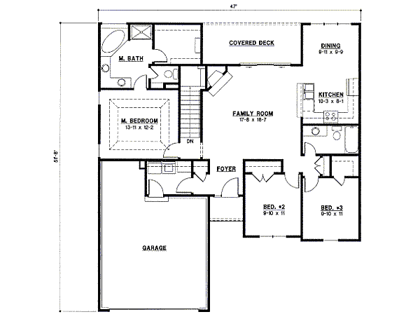 main floor house blueprint