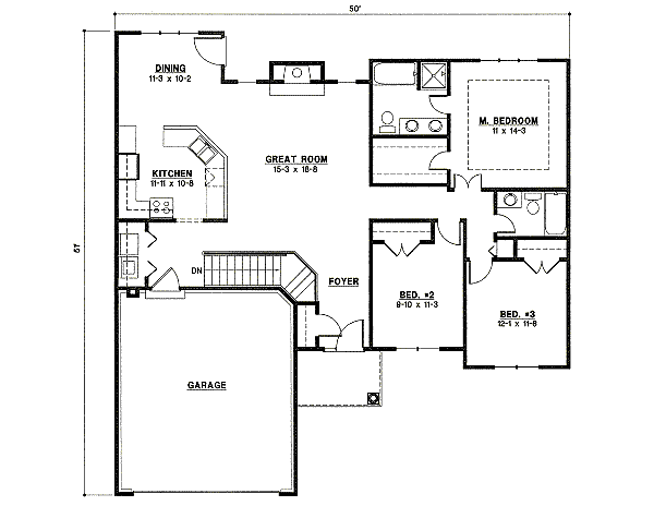 main floor house blueprint