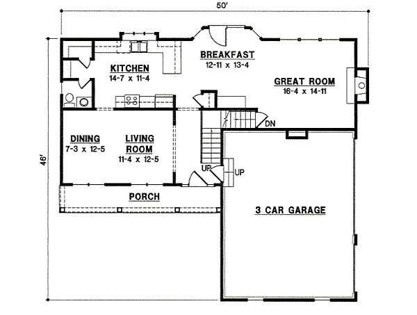 main floor house blueprint