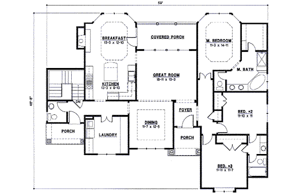 main floor house blueprint