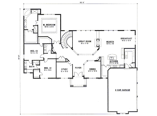 main floor house blueprint