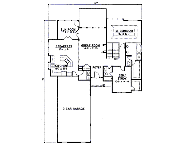 main floor house blueprint