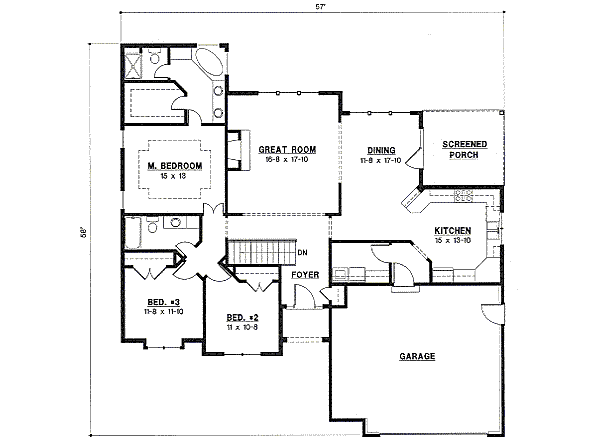 main floor house blueprint