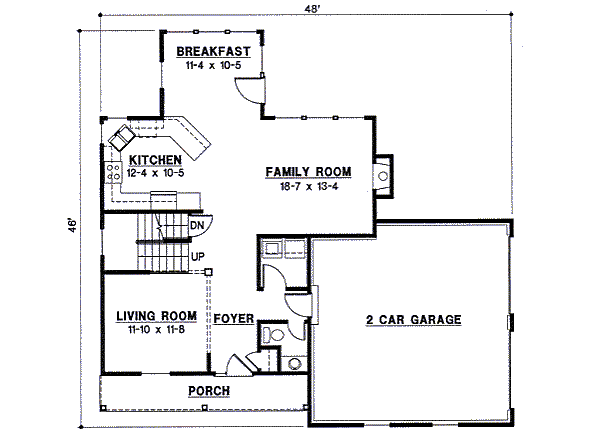 main floor house blueprint