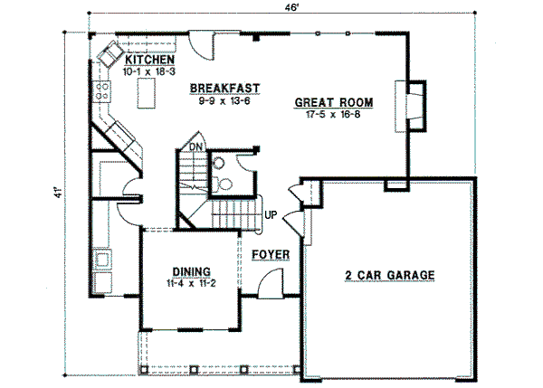 main floor house blueprint