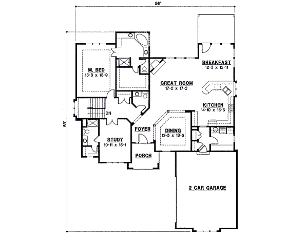 main floor house blueprint