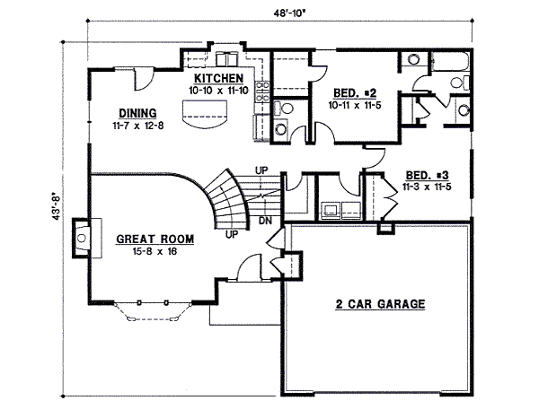 main floor house blueprint