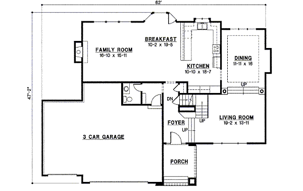 main floor house blueprint