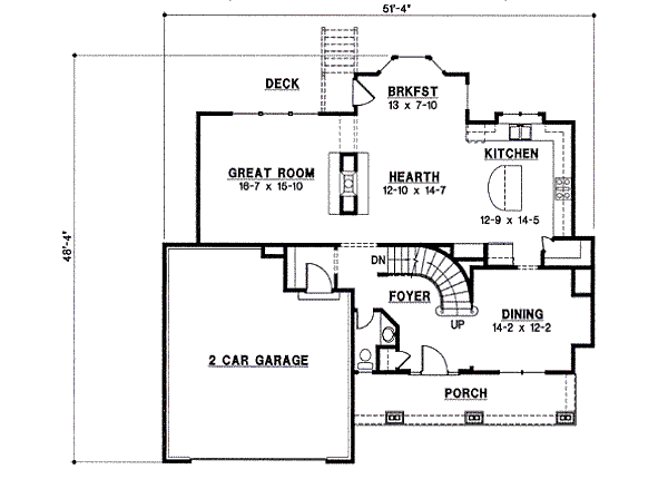main floor house blueprint