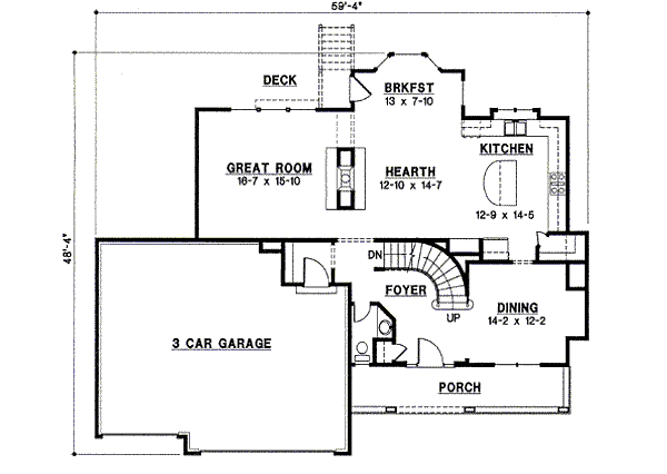 main floor house blueprint