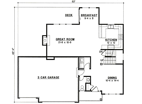 main floor house blueprint