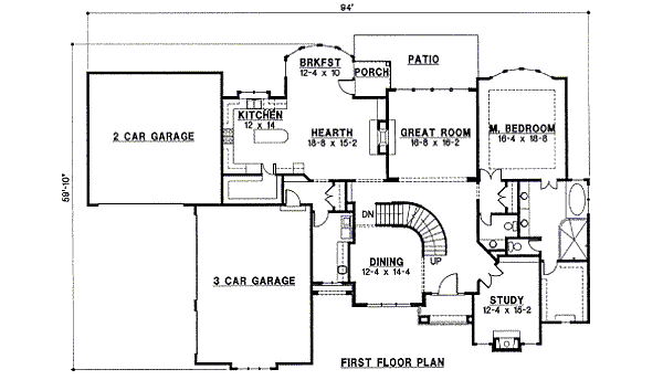 main floor house blueprint